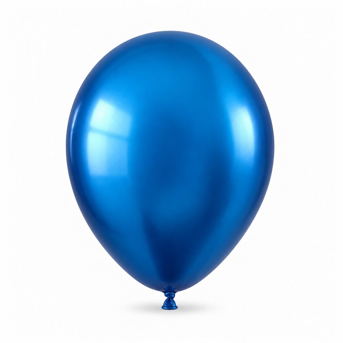 Chrome Metallic Blue Balloons 12 Inch