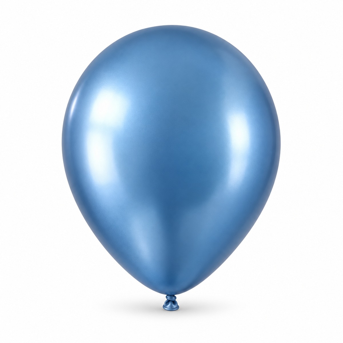 Chrome Metallic Light Blue Balloons 12 Inch