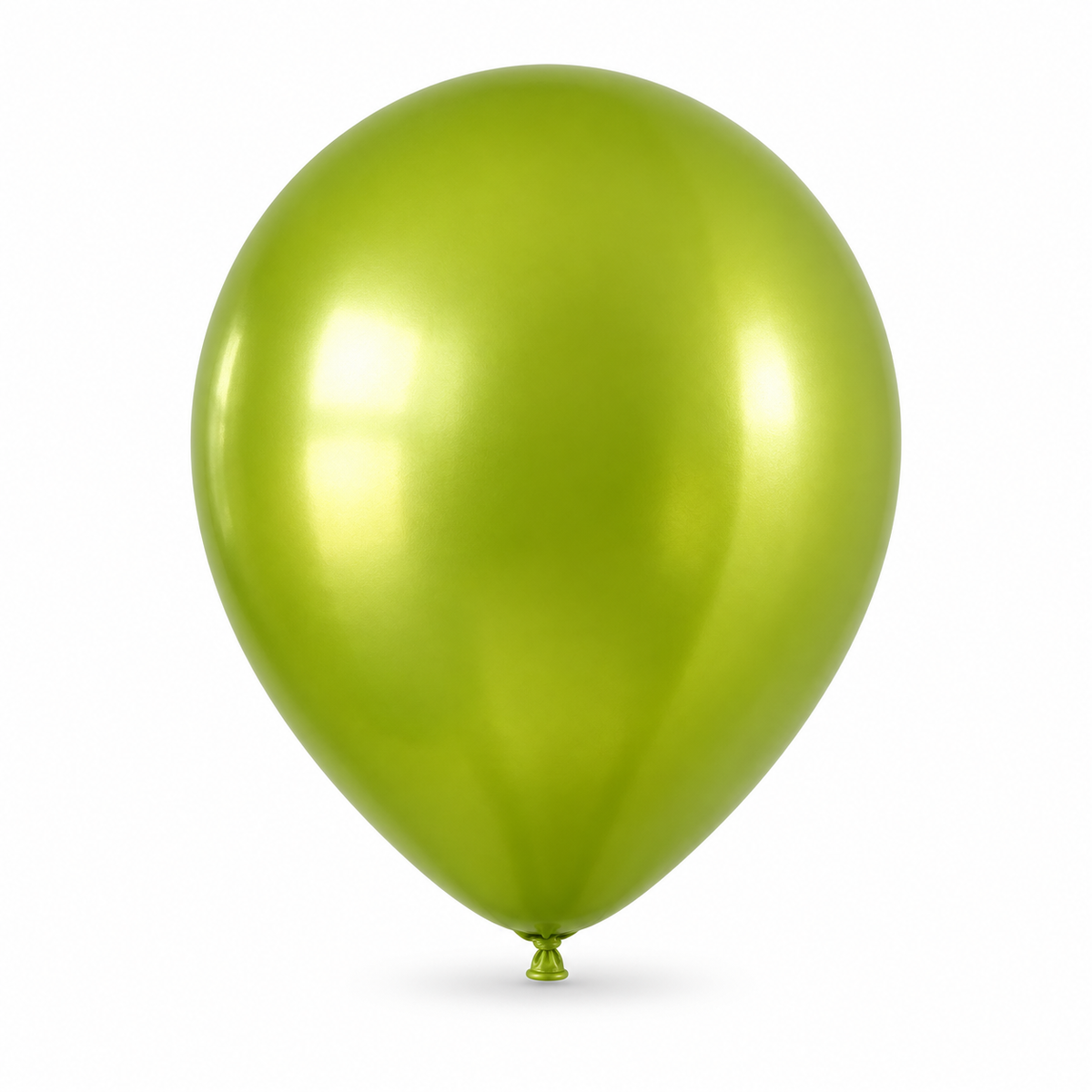 Chrome Metallic Light Green Balloons 12 Inch