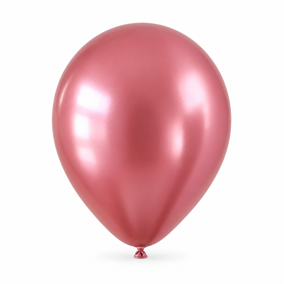 Chrome Metallic Red Balloons 12 Inch