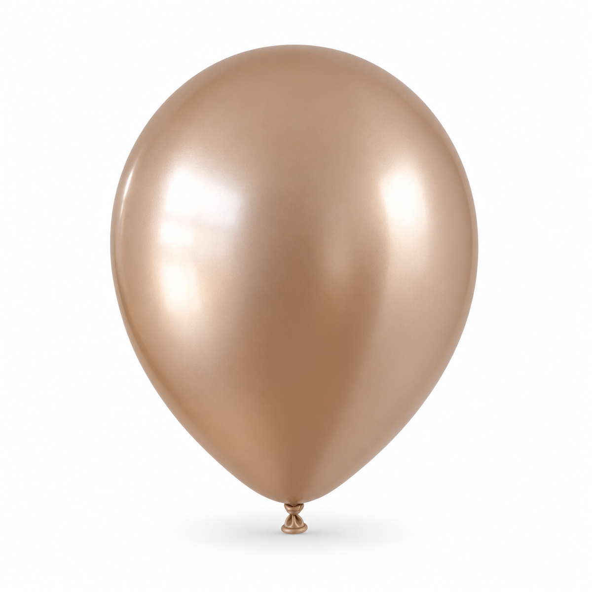 Chrome Metallic  Champagne Balloons 12 Inch
