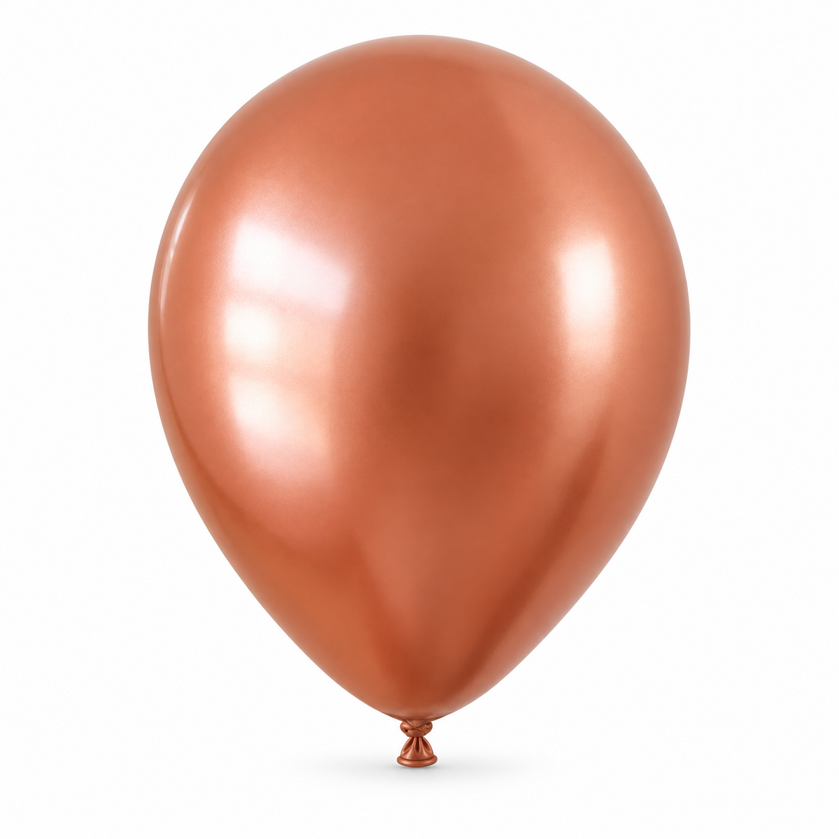 Chrome Metallic Rose Gold Balloons 12 Inch