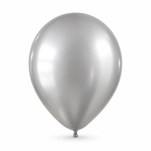 Chrome Metallic Silver Balloons 12 Inch