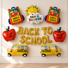Back to school foil balloon combo set