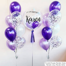 personalized Bobo Bubble Balloon Bouquet - color and message of you choice