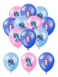 Lilo Stitch helium balloons - 10pcs