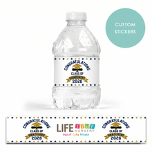 Personalized Custom Water Bottle Labels - 10pcs graduation