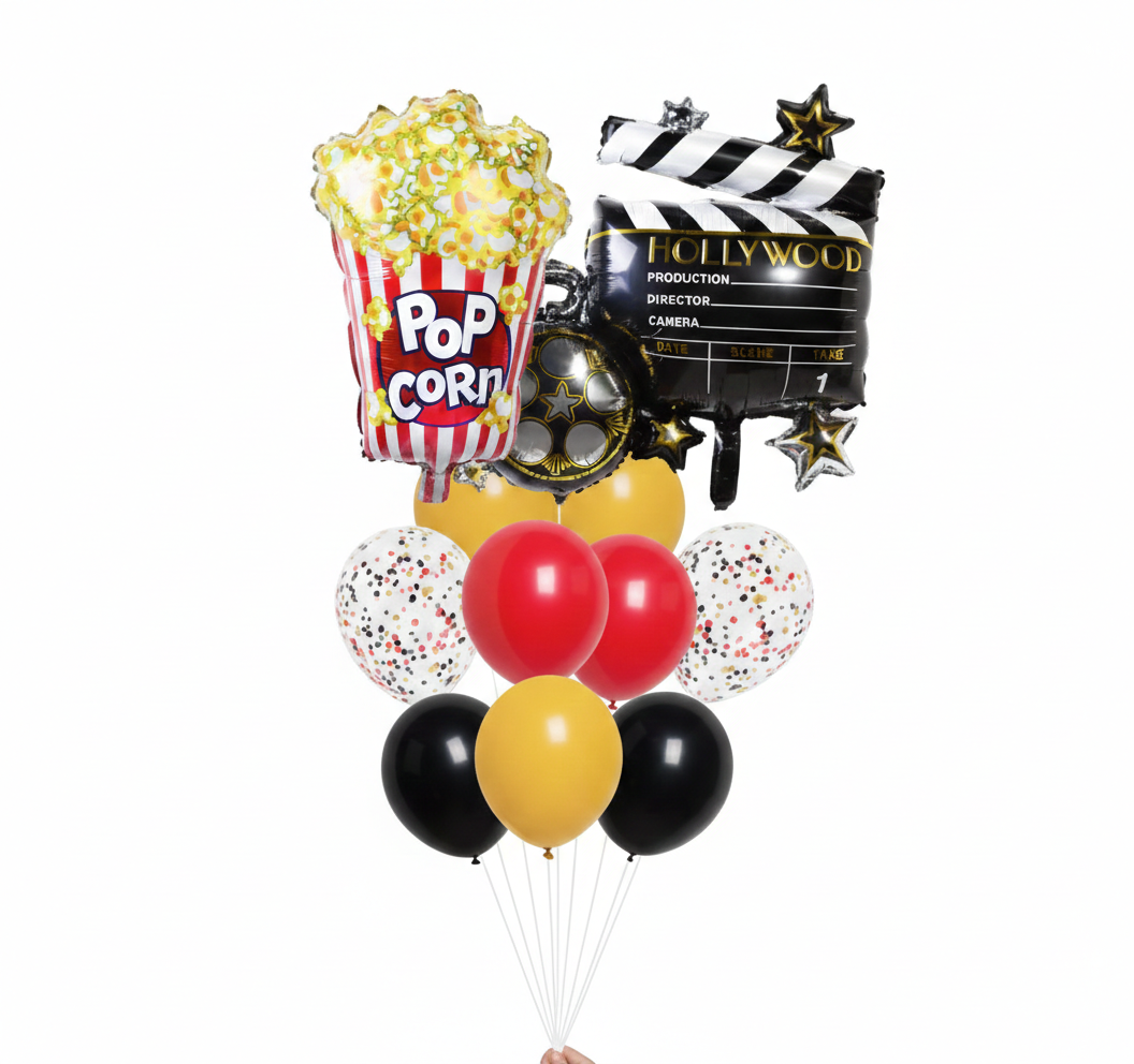 Holly wood movie theme helium bunch