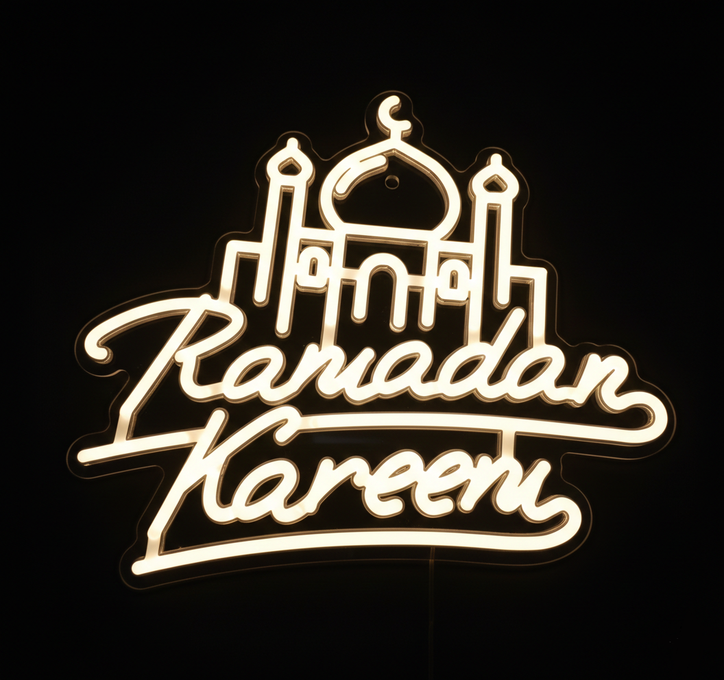 Ramadan Kareem neon light
