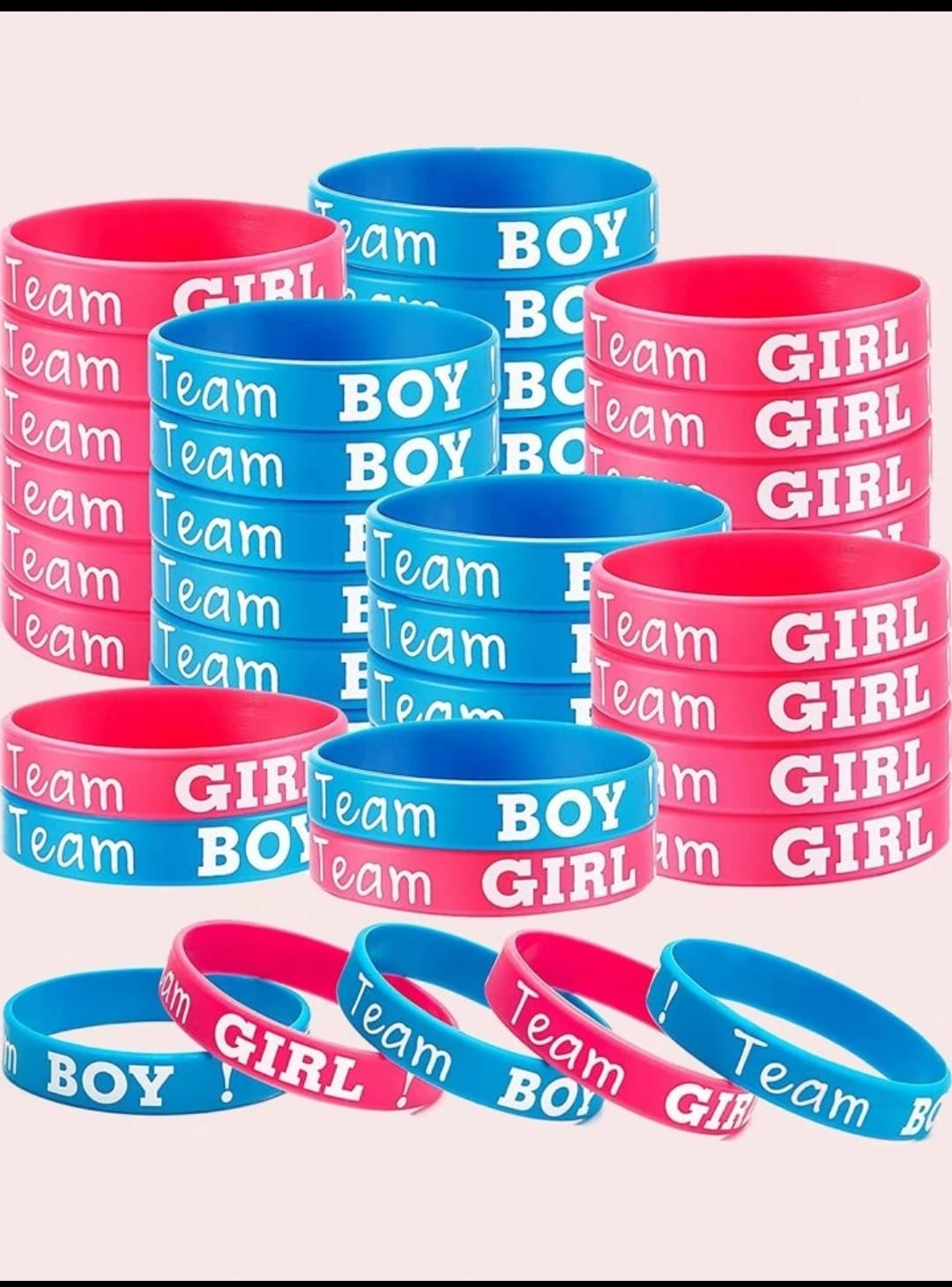 Boy or girl wrist band - pack of 20