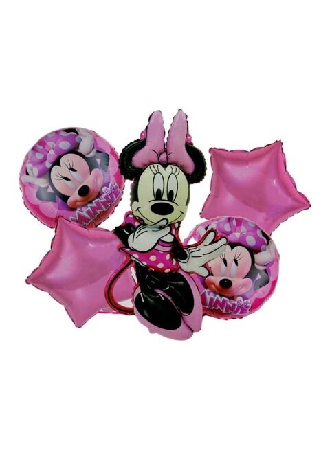 full minnie 5 pcs foil balloons