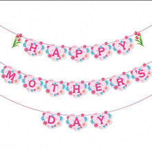 flower happy mother's day banner