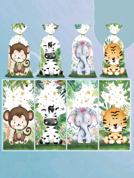 50 pcs animal candy bag