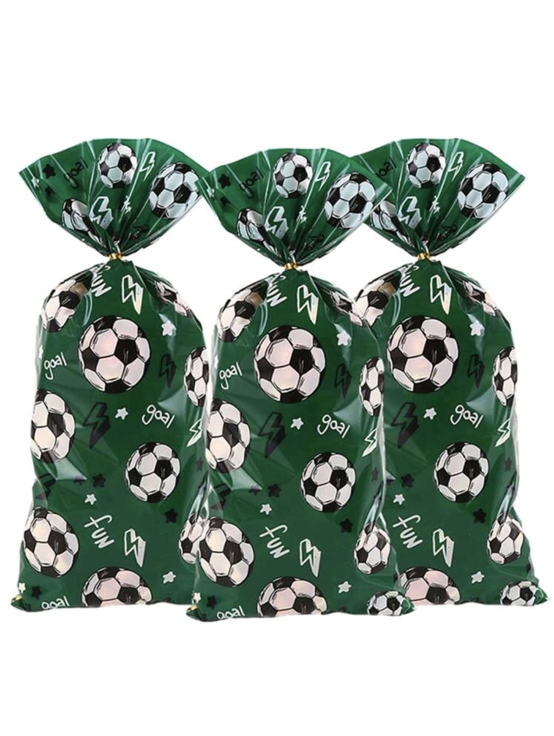 50 pcs football candy bags