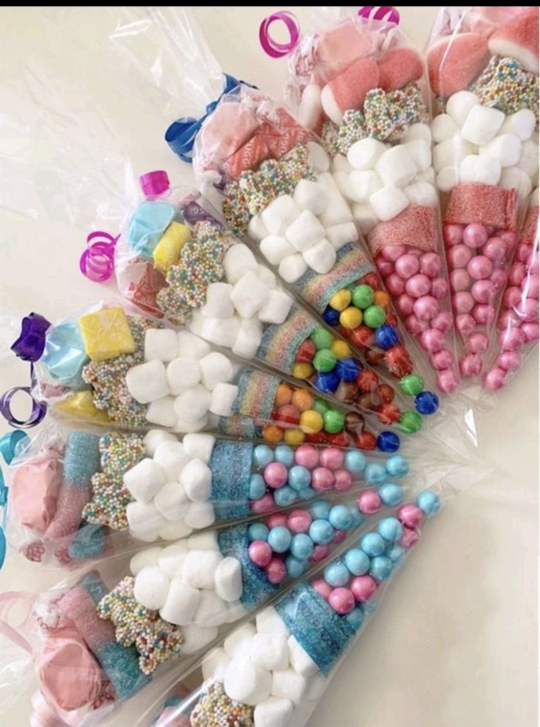 DIY cone candy bag 50 pcs