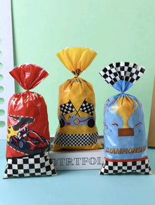 Racing car candy bags - 50 pcs
