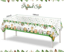 animal jungle forest safari table cover