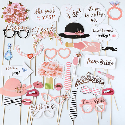 Photo props bridal party