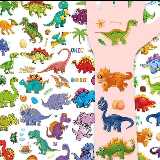 10Pcs Temporary Tattoos Dinosaur