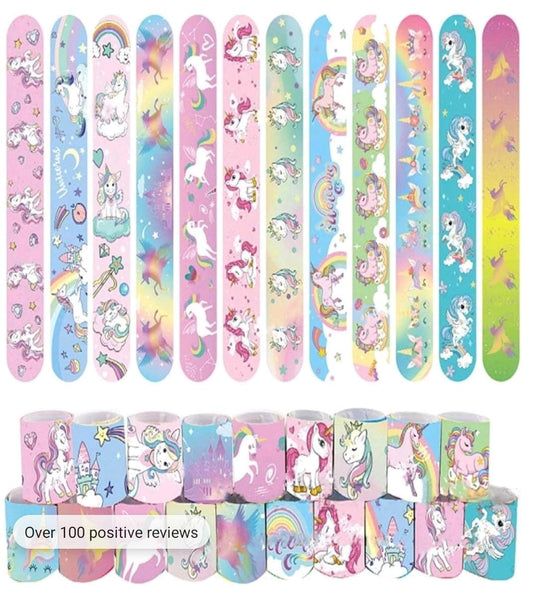 Unicorn wrist band  10 pcs