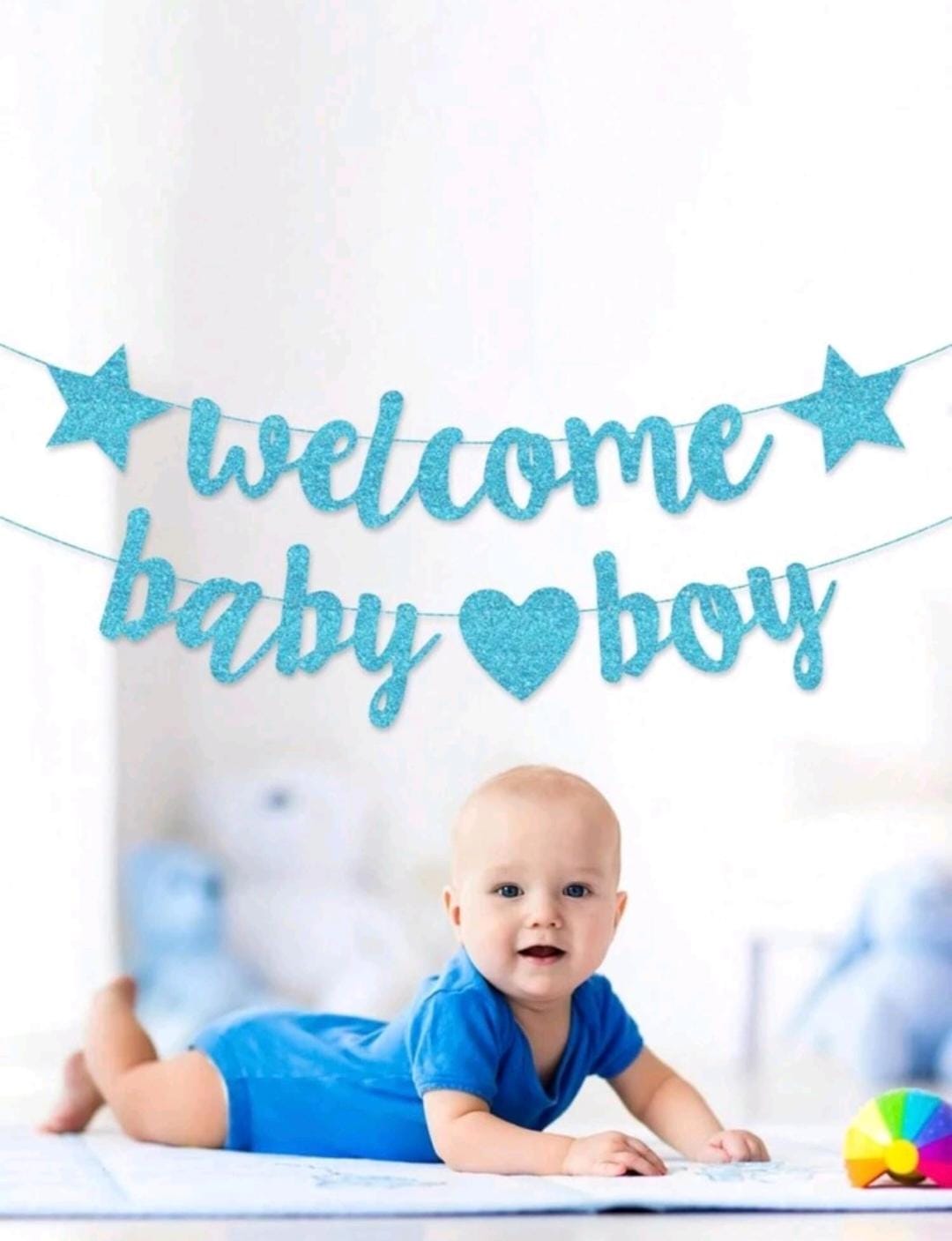 Welcome baby boy Banner