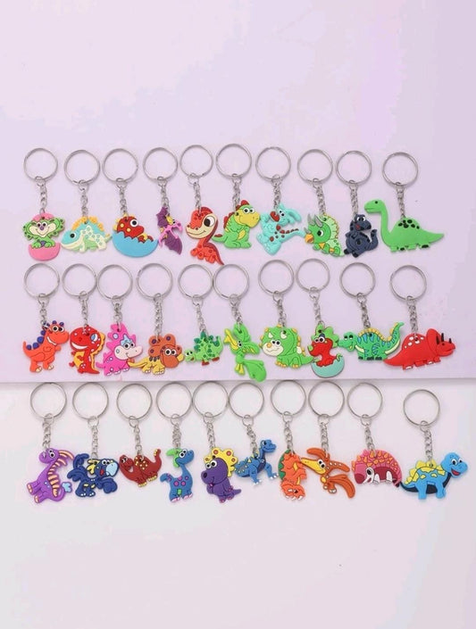 30pcs dinosaur key chain