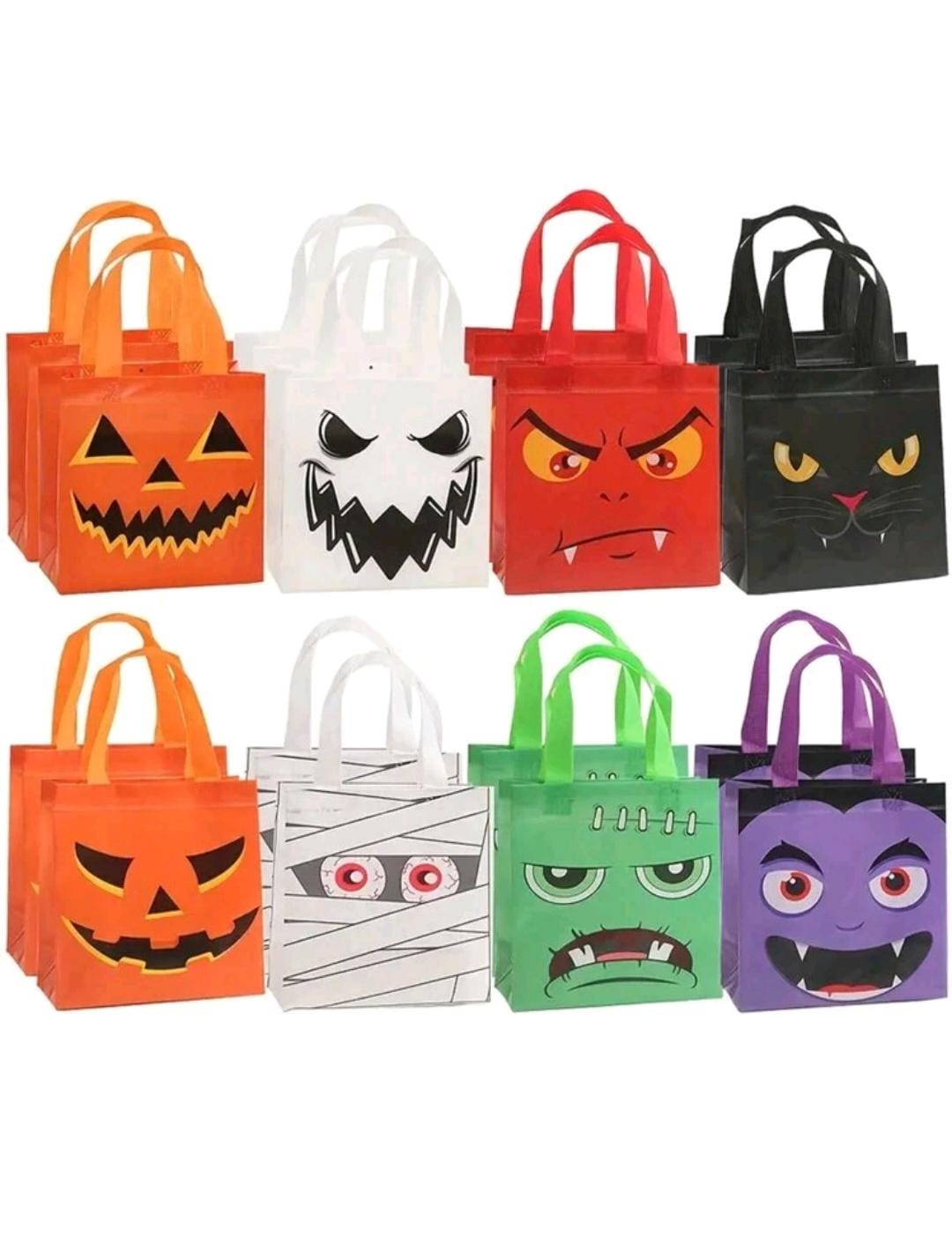 8pcs trick or treat bag