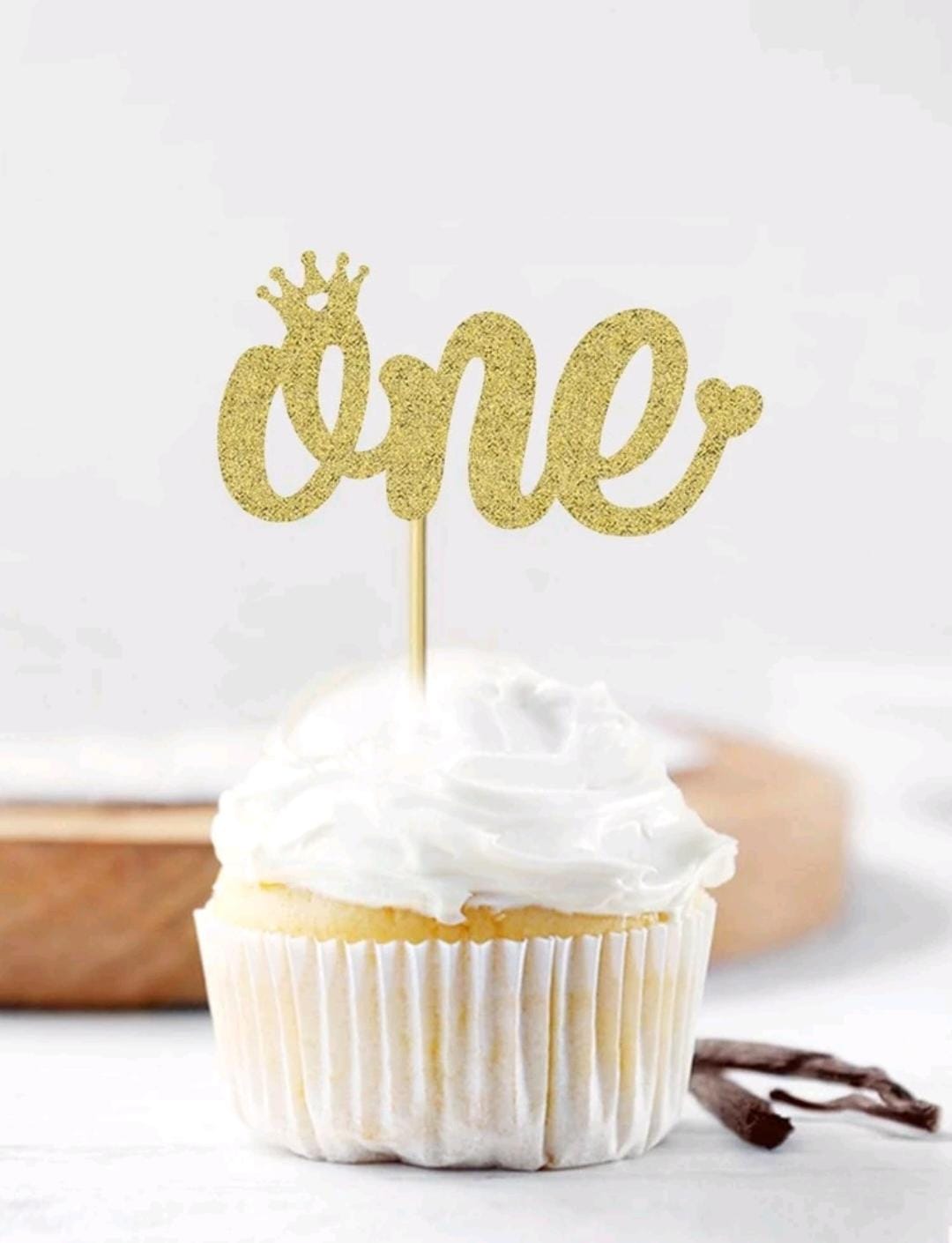 One cake topper - `12 pcs first birthday