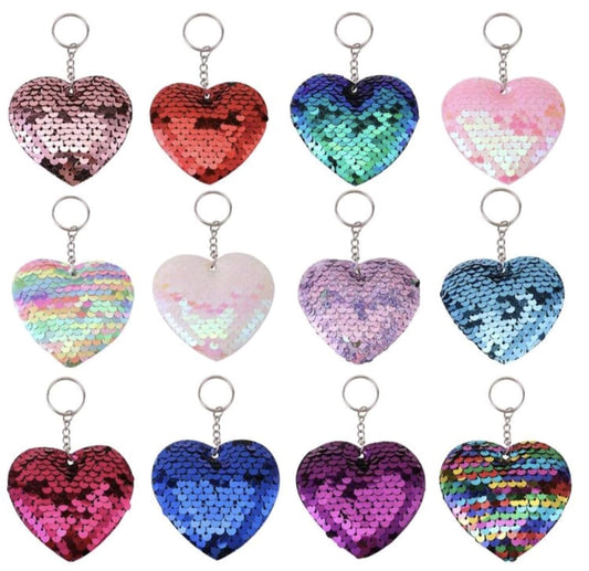 Heart key chain pack of 12