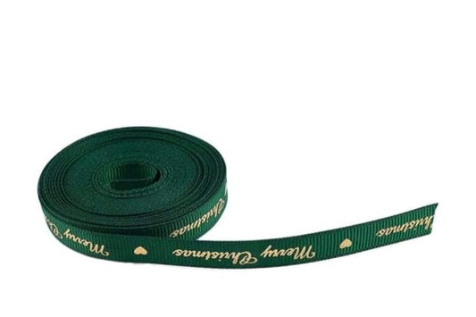 5Y Green Ribbon Roll christmas