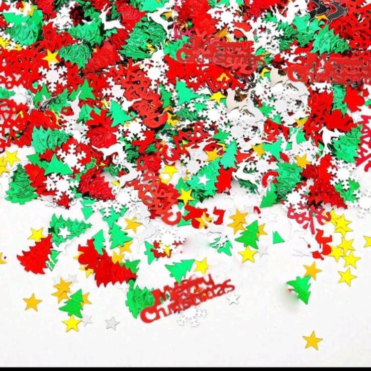 50G Christmas Confetti mixed color