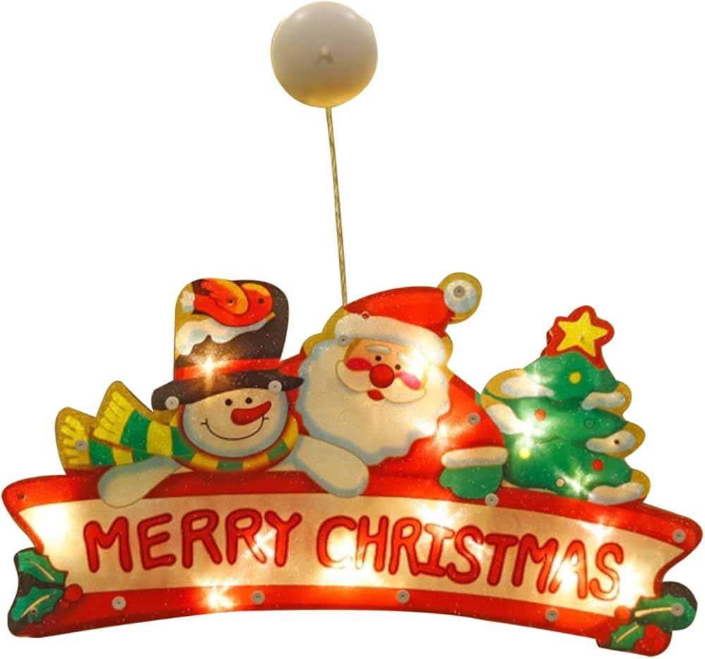 Christmas Hanging Ornament Light Up  -Merry Christmas   ( Batteries Not Included)