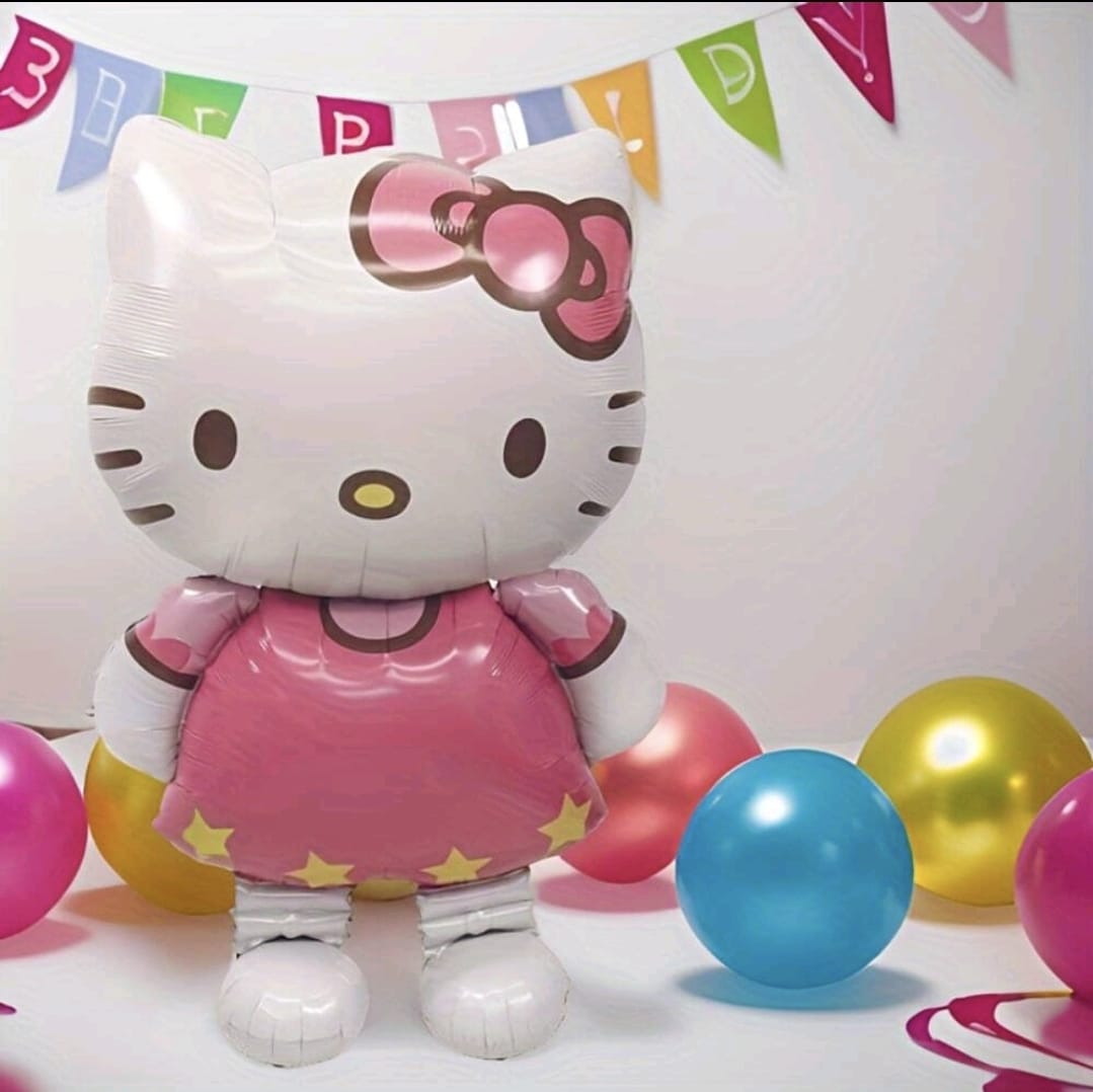 Large hello kitty foil balloon