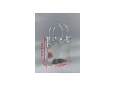 5pcs clear reusable gift bag