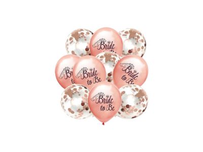 Bride to be printed latex balloon with helium 10 pcs