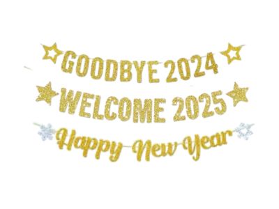 Good Bye 2024, Welcome 2025 Banner