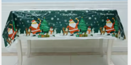 Christmas table cover - green