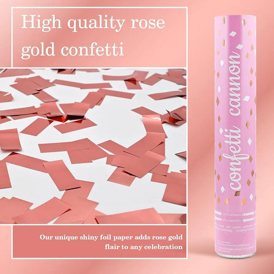 Rose gold Confetti Poppers