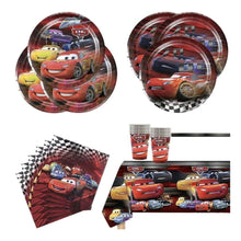 Mc queen tableware plate cup set  serves 10