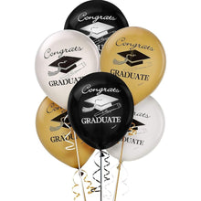 Congrats graduate helium bunch of 10 balloons