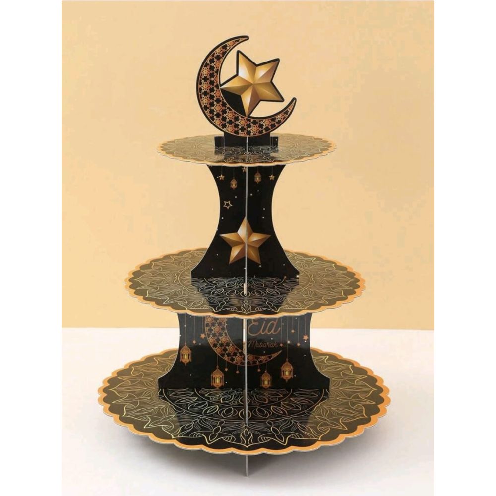 Eid mubarak cup cake stand