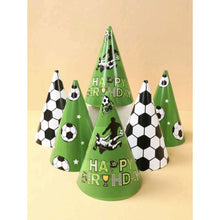Football Party Hats 6 pcs