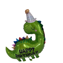 Happy birthday dinosaur foil balloon