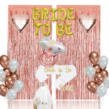 bridal shower party set- gold