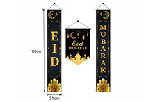 Eid Mubarak 3pcs Door Porch Hanging Poster