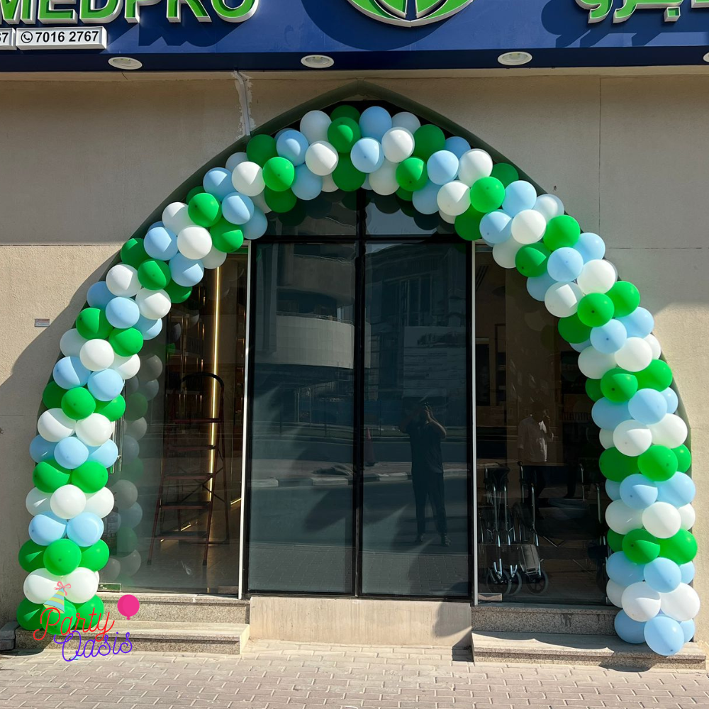 Organic Balloon entrance Arch