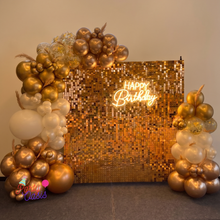 Shimmer & Gold birthday decoration for Celebrations