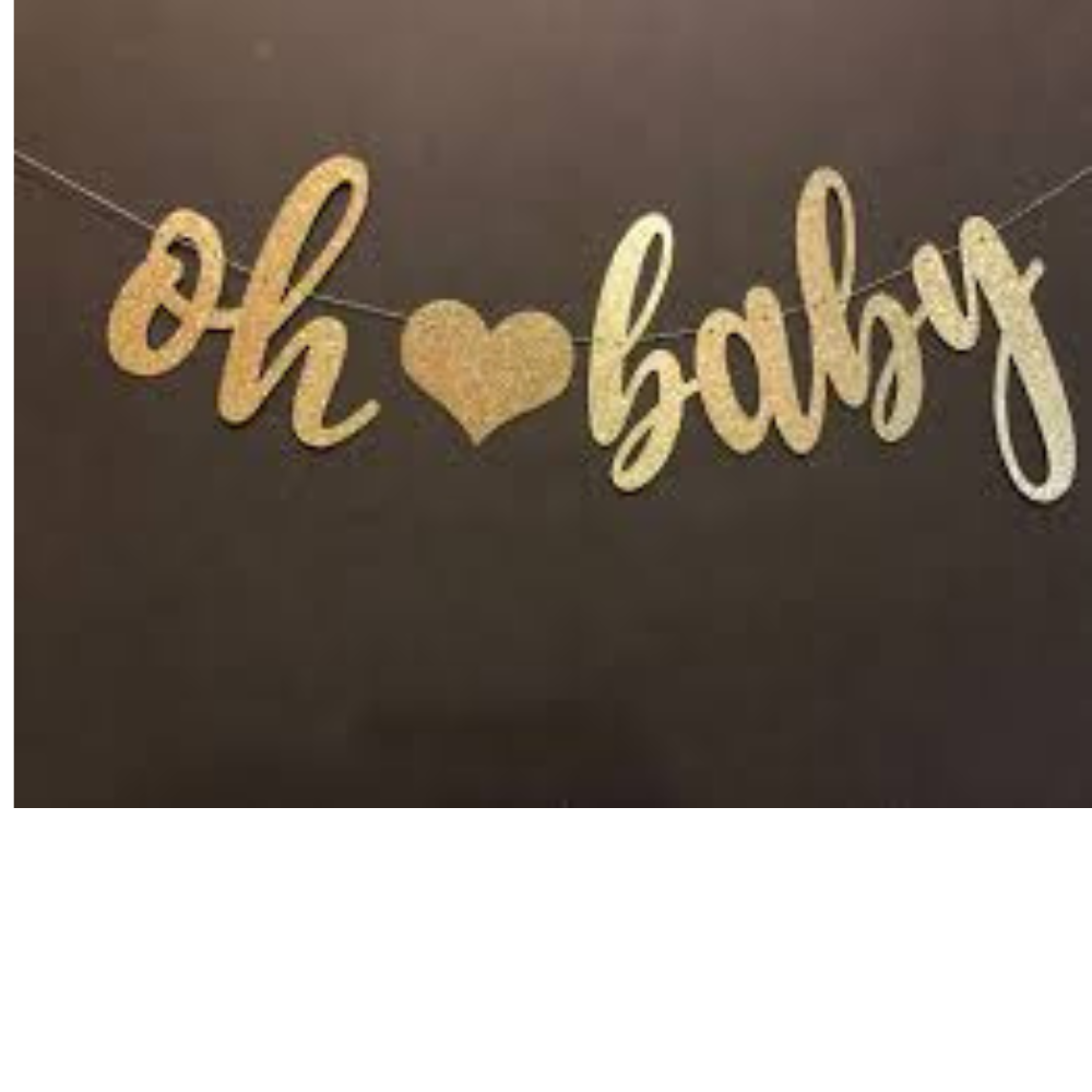 Oh baby banner