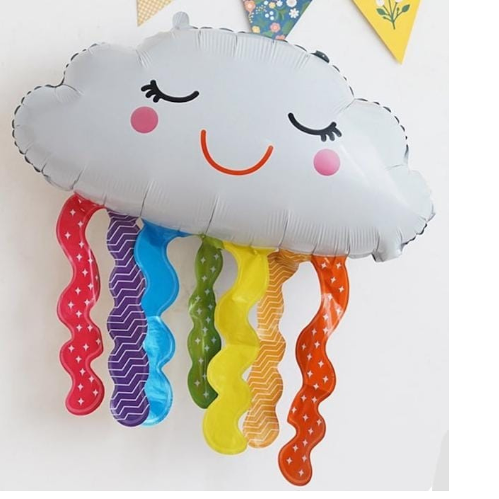 Colorful cloud foil balloon  1pc