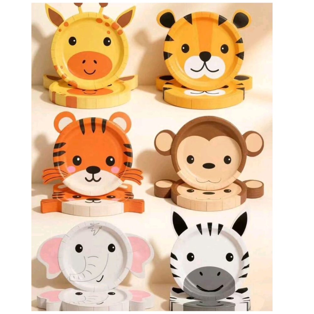 Animal theme plate serves 30
